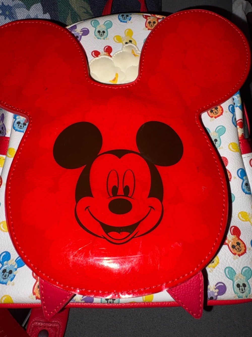 Disney Parks Loungefly Mickey Mouse Ballon Popcorn Mini Backpack